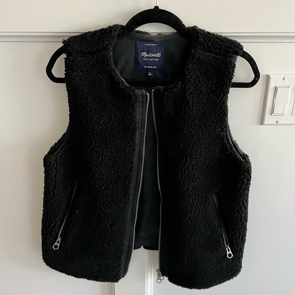 Madewell shearling vest